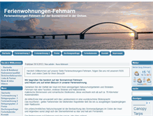 Tablet Screenshot of ferienwohnungen-fehmarn.net
